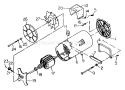 Page B Diagram and Parts List for 8871-1  Briggs and Stratton Generator